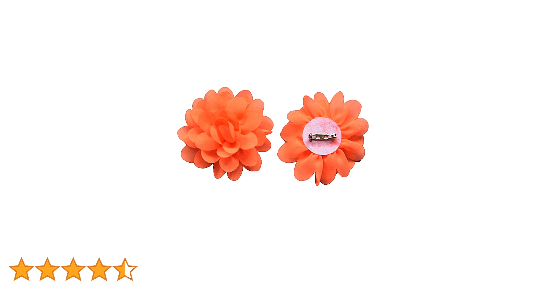 PrettyBoutique 7cm Chiffon Flower Brooch Corsage Safety Pin